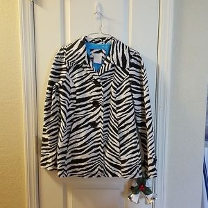 Animal Print Jacket  Size: Small